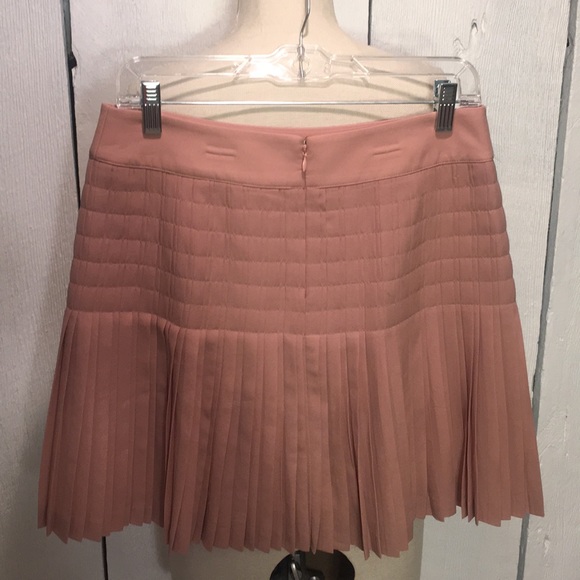 Blush Pink Pleated J. Crew Skirt Size 4 - Picture 2 of 3